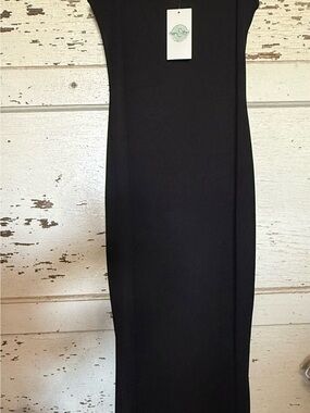 Black Sleeveless Maxi Dress with Tags size medium